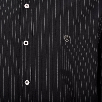 پیراهن راه راه یقه دار اسلیم