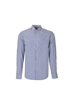 پیراهن راه راه یقه دار اسلیم