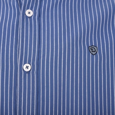 پیراهن راه راه یقه دار اسلیم