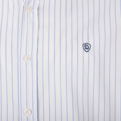 پیراهن راه راه یقه دار اسلیم