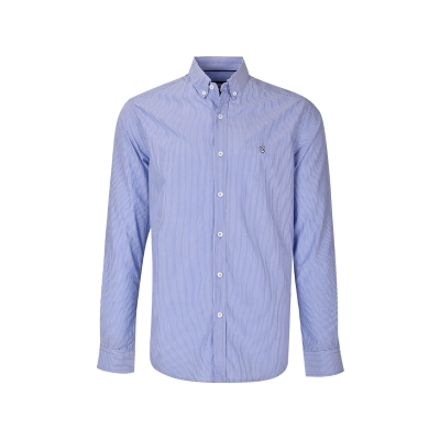 پیراهن راه راه یقه دار اسلیم