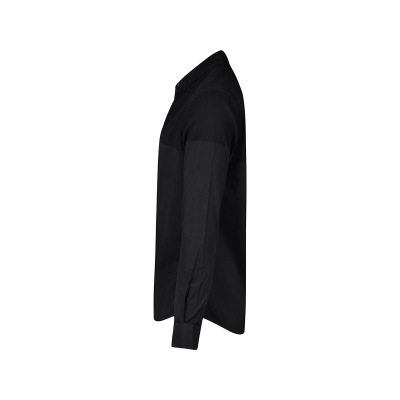 پیراهن پوپلین پنل دار اسلیم