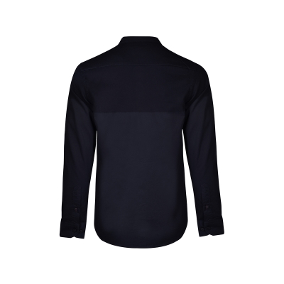 پیراهن پوپلین پنل دار اسلیم