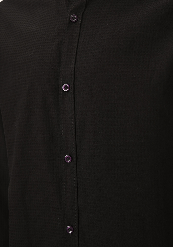 پیراهن آستین بلند یقه دار