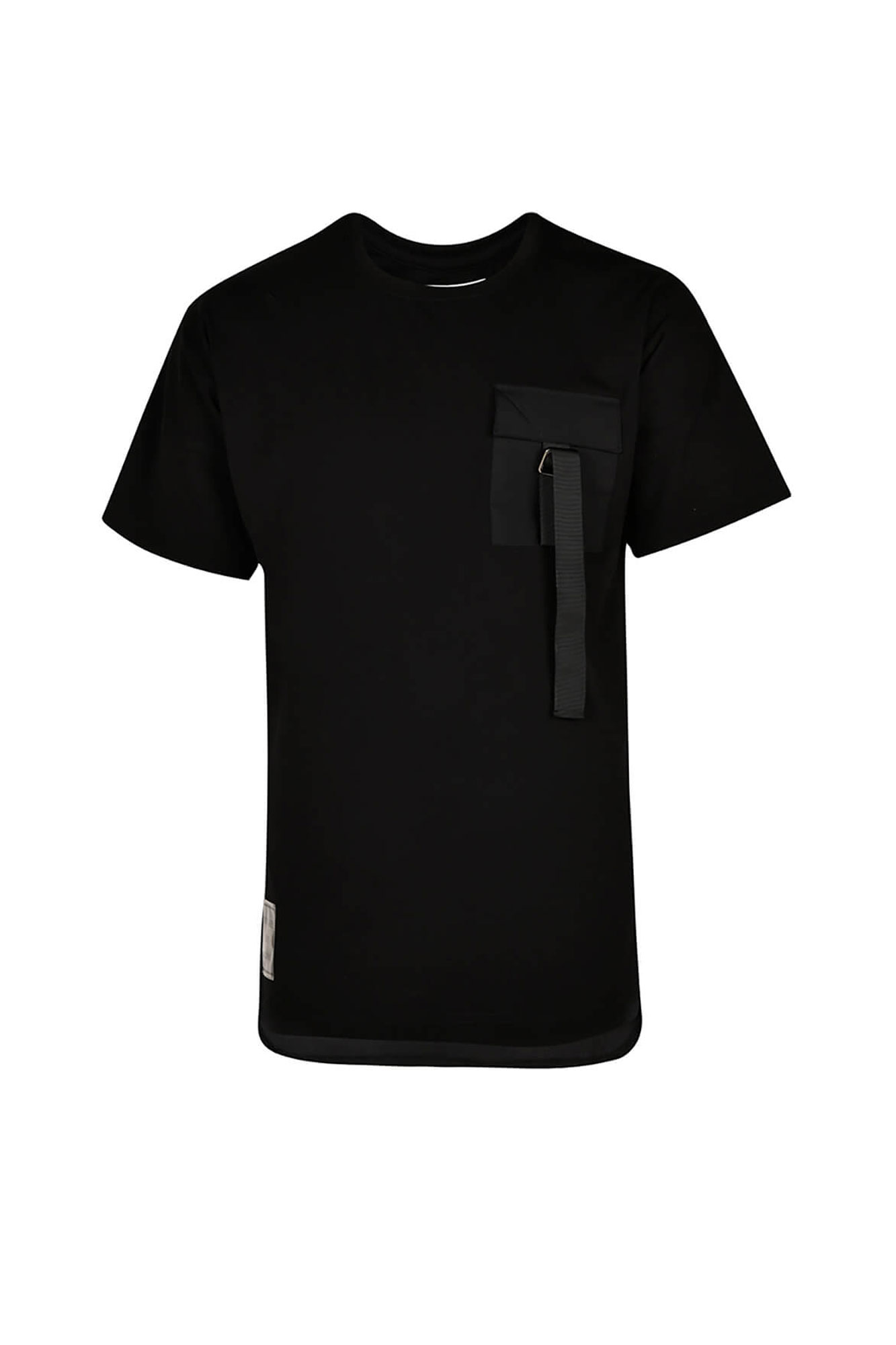 تی شرت یقه گرد آستین کوتاه جیب و دمپا پوپلین