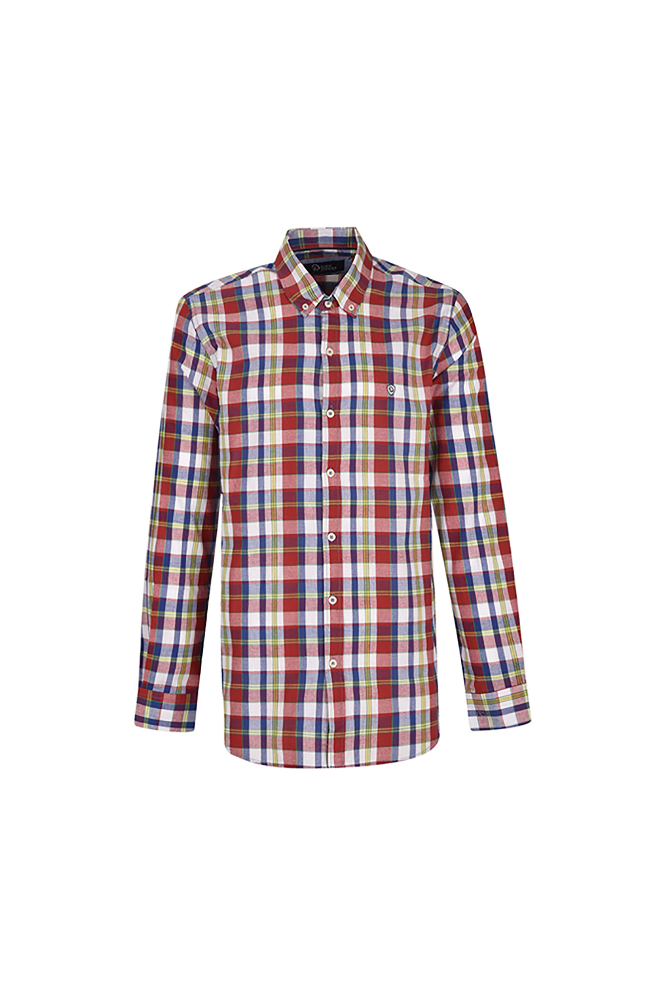 پیراهن چهارخونه آستین بلند رگولار فیت