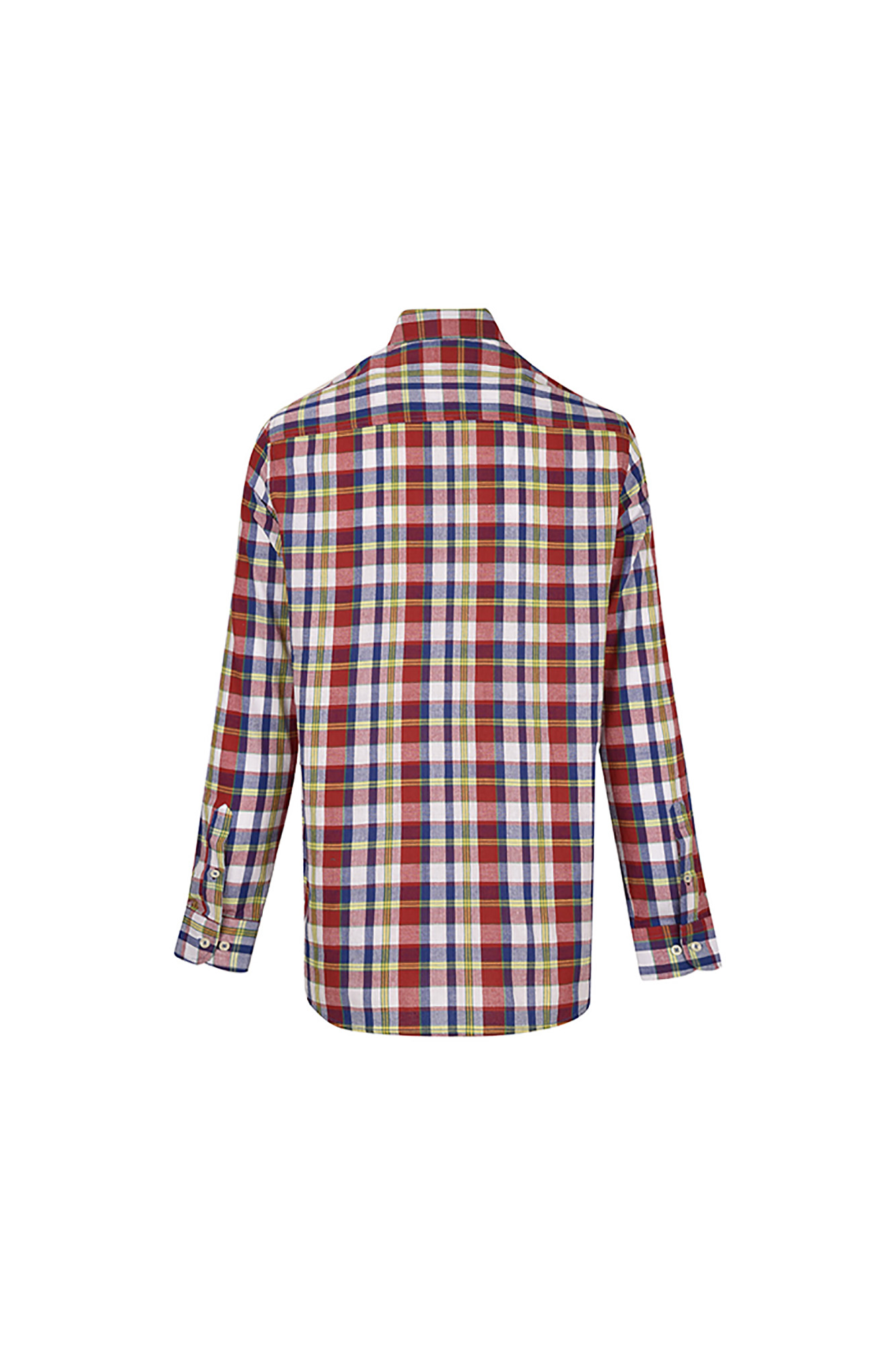 پیراهن چهارخونه آستین بلند رگولار فیت