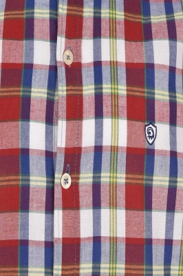 پیراهن چهارخونه آستین بلند رگولار فیت