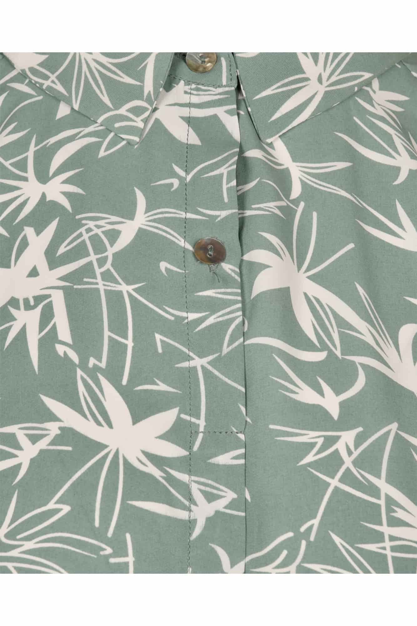 تاپ زنانه جلو بسته یقه شکاری