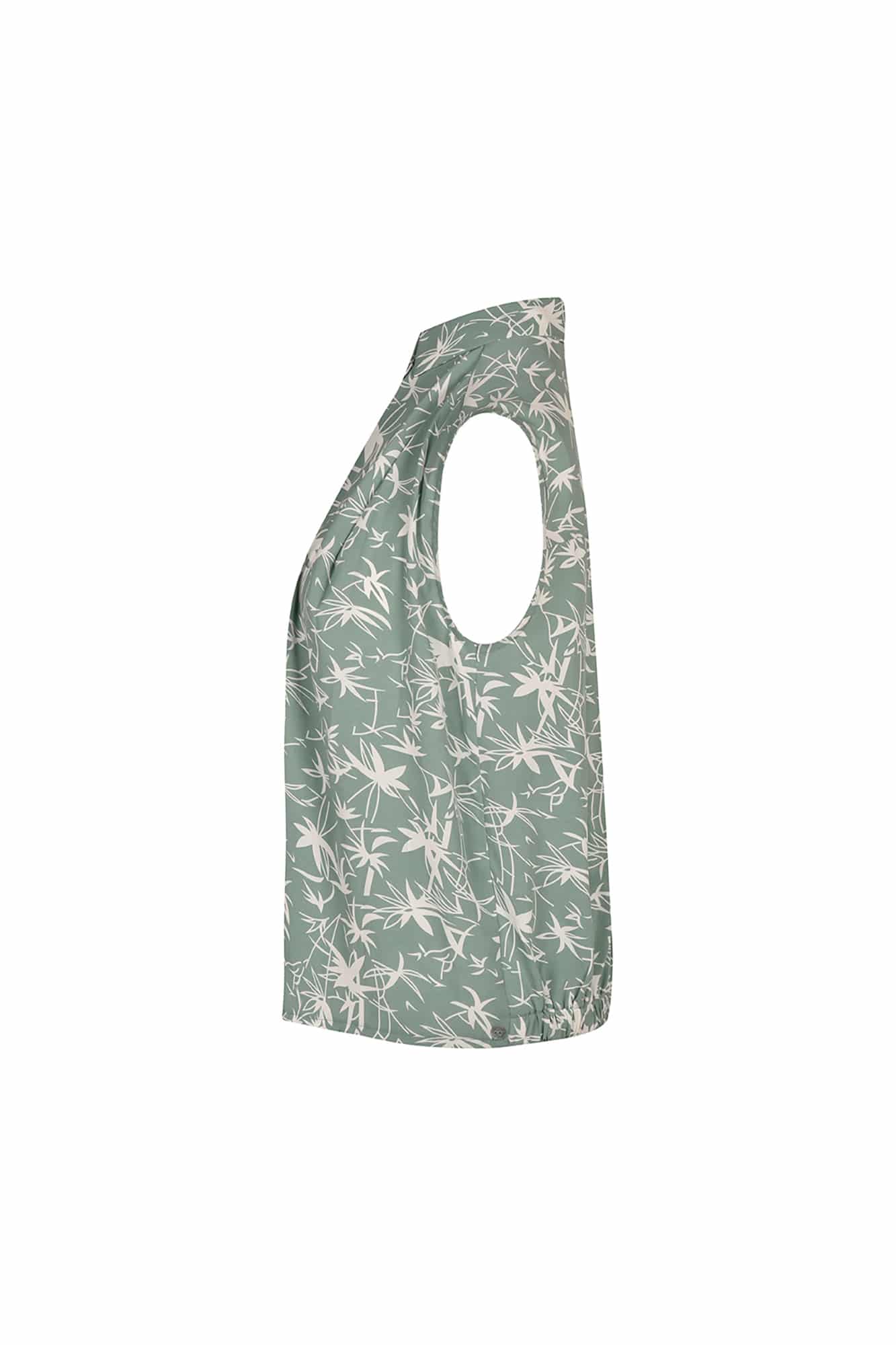 تاپ زنانه جلو بسته یقه شکاری