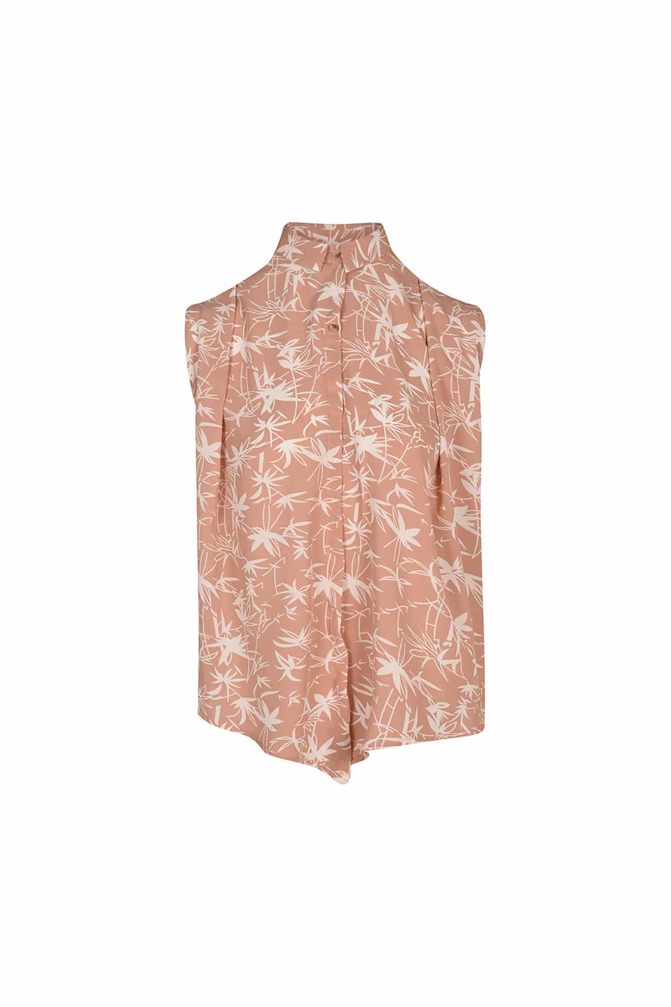 تاپ زنانه جلو بسته یقه شکاری