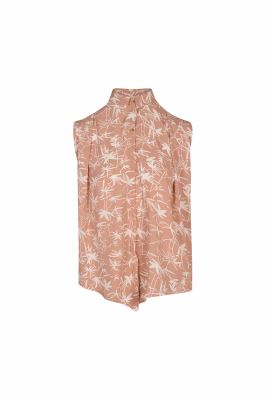 تاپ زنانه جلو بسته یقه شکاری