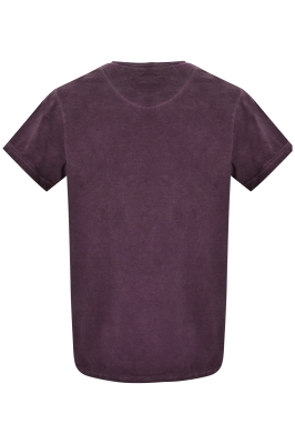 تی شرت یقه گرد آستین کوتاه 4 تیکه رنگرزی شده