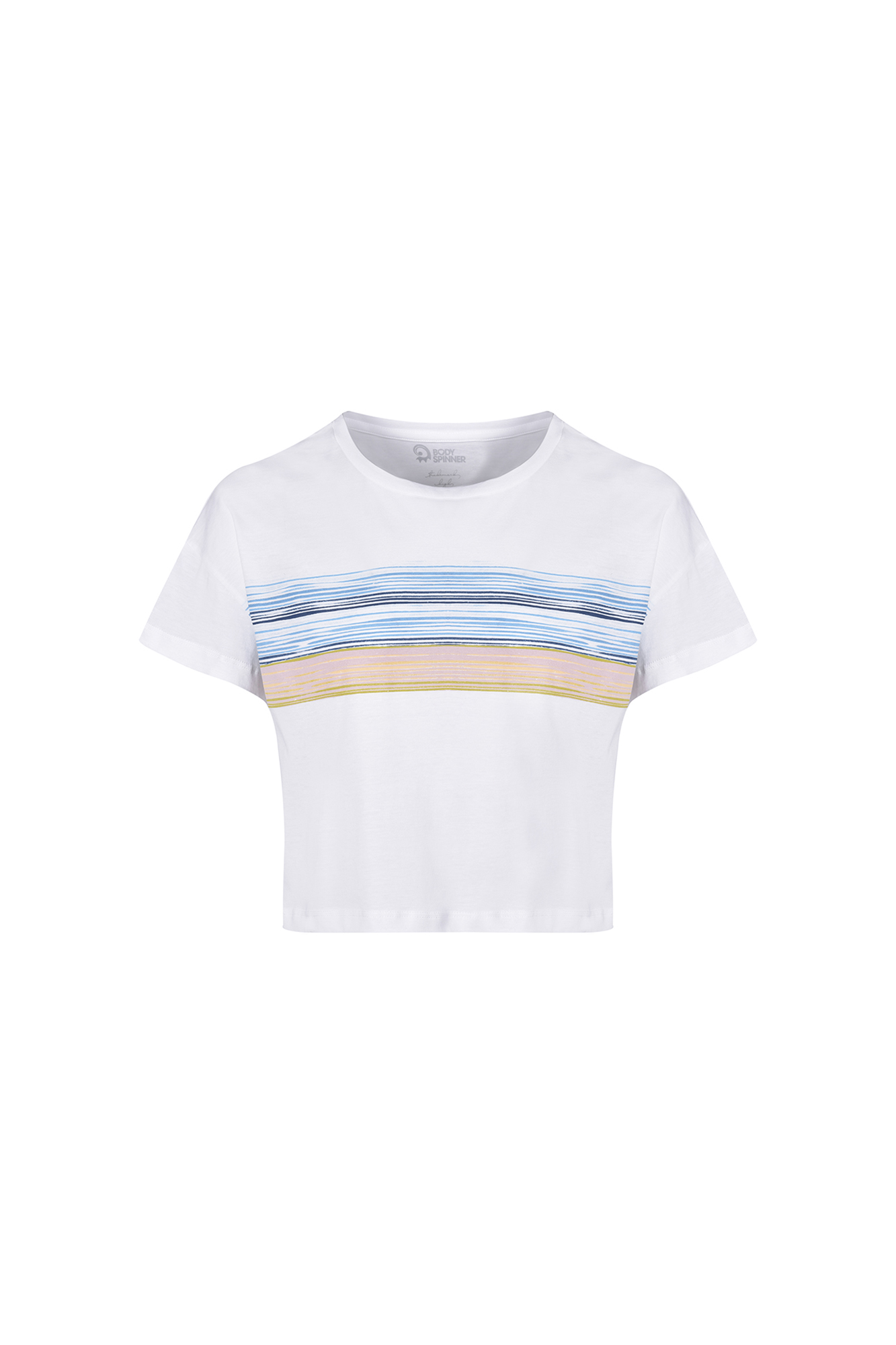 تی شرت زنانه یقه گرد چاپ و گلدوزی