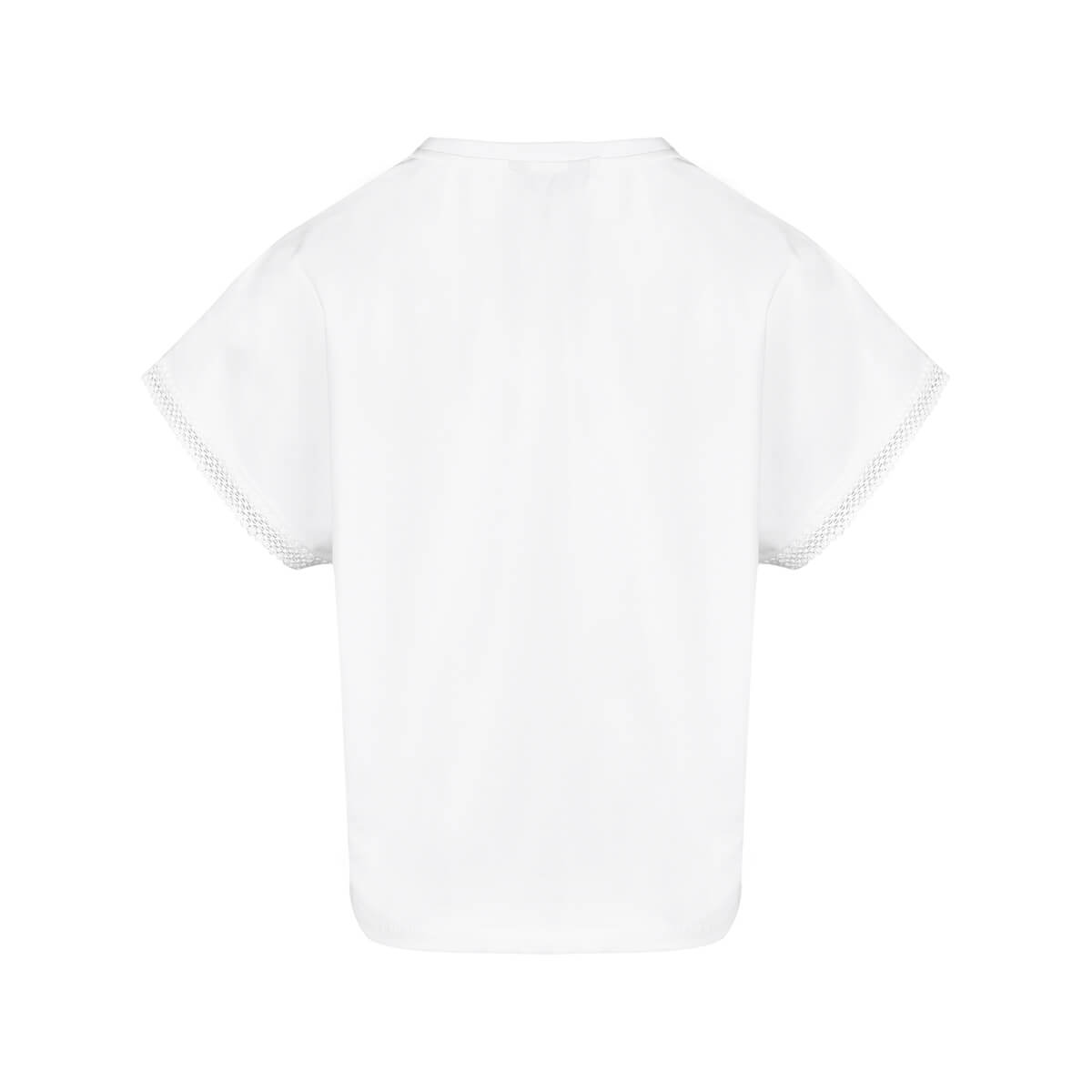 تی شرت زنانه آستین کیمونو نوار دوزی شده