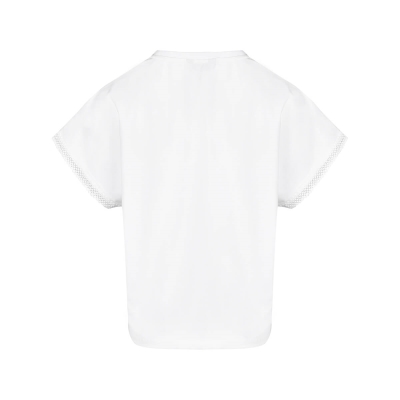 تی شرت زنانه آستین کیمونو نوار دوزی شده