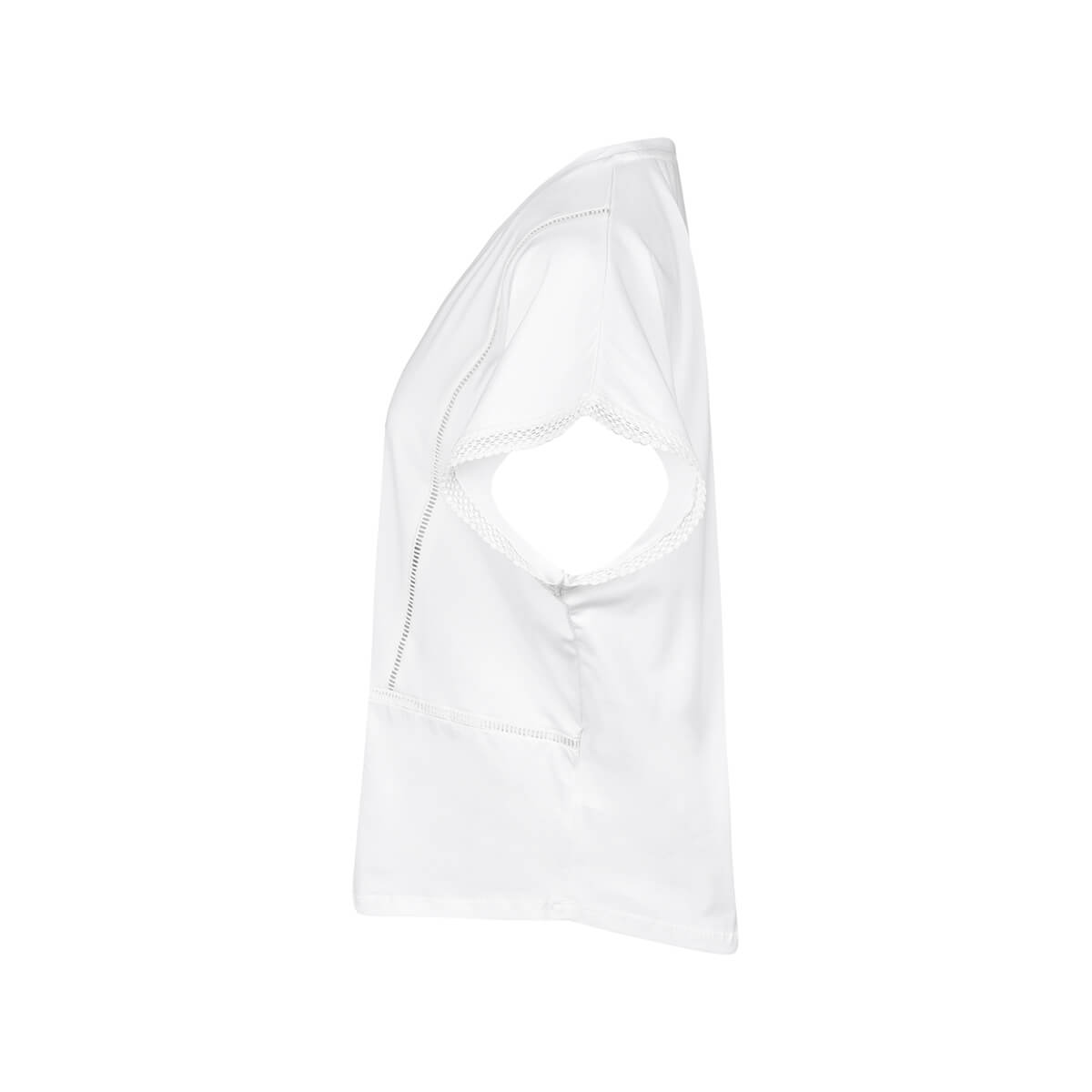 تی شرت زنانه آستین کیمونو نوار دوزی شده