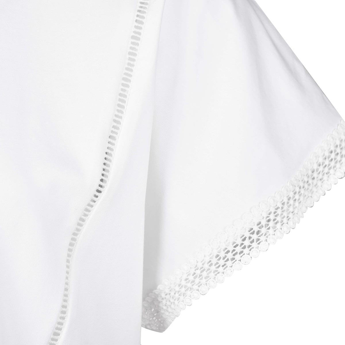 تی شرت زنانه آستین کیمونو نوار دوزی شده