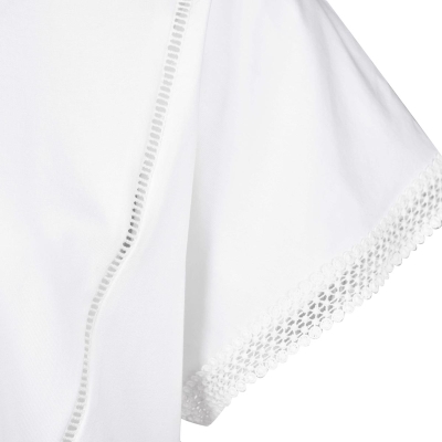 تی شرت زنانه آستین کیمونو نوار دوزی شده