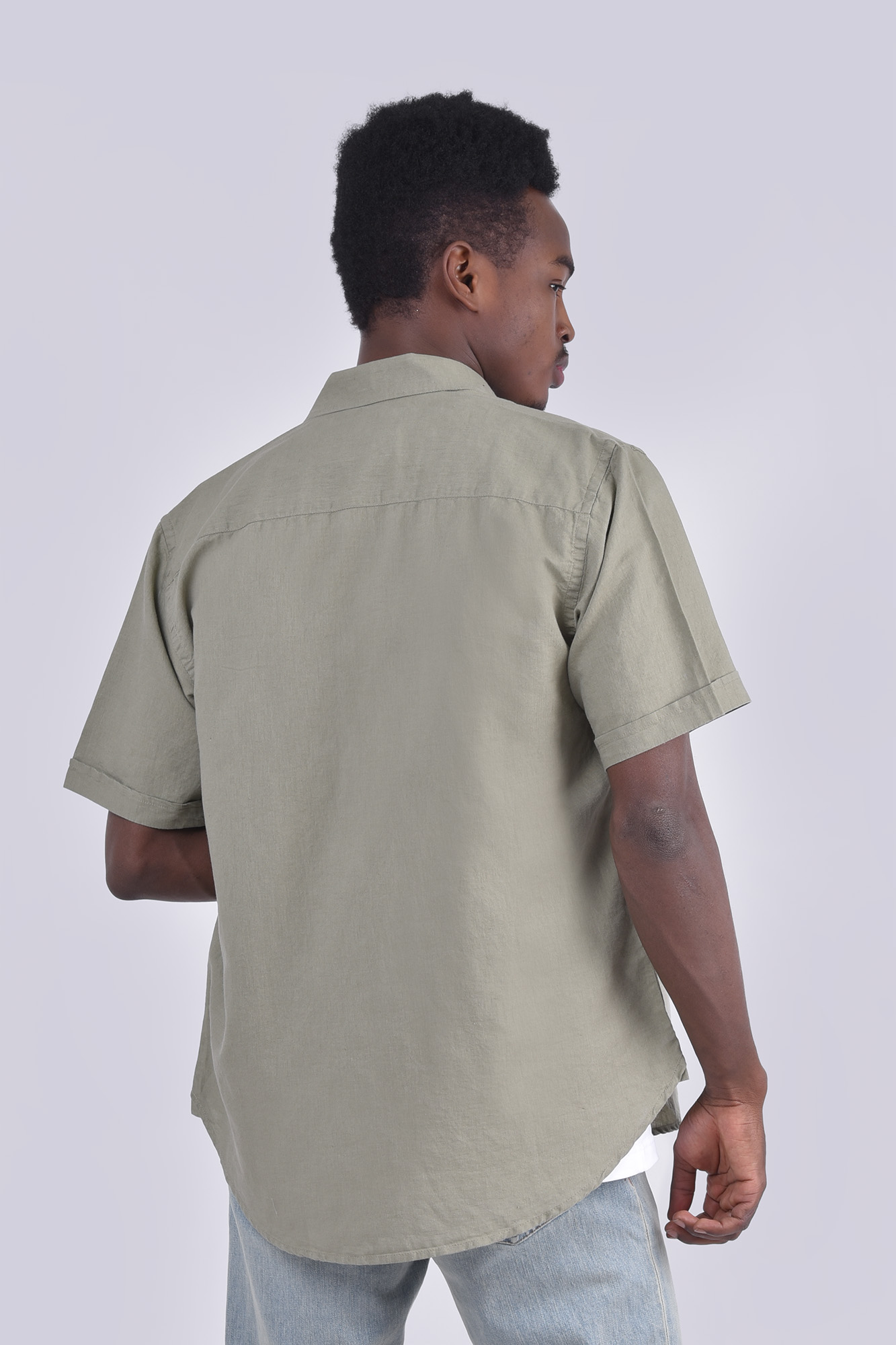 پیراهن آستین کوتاه یقه دار