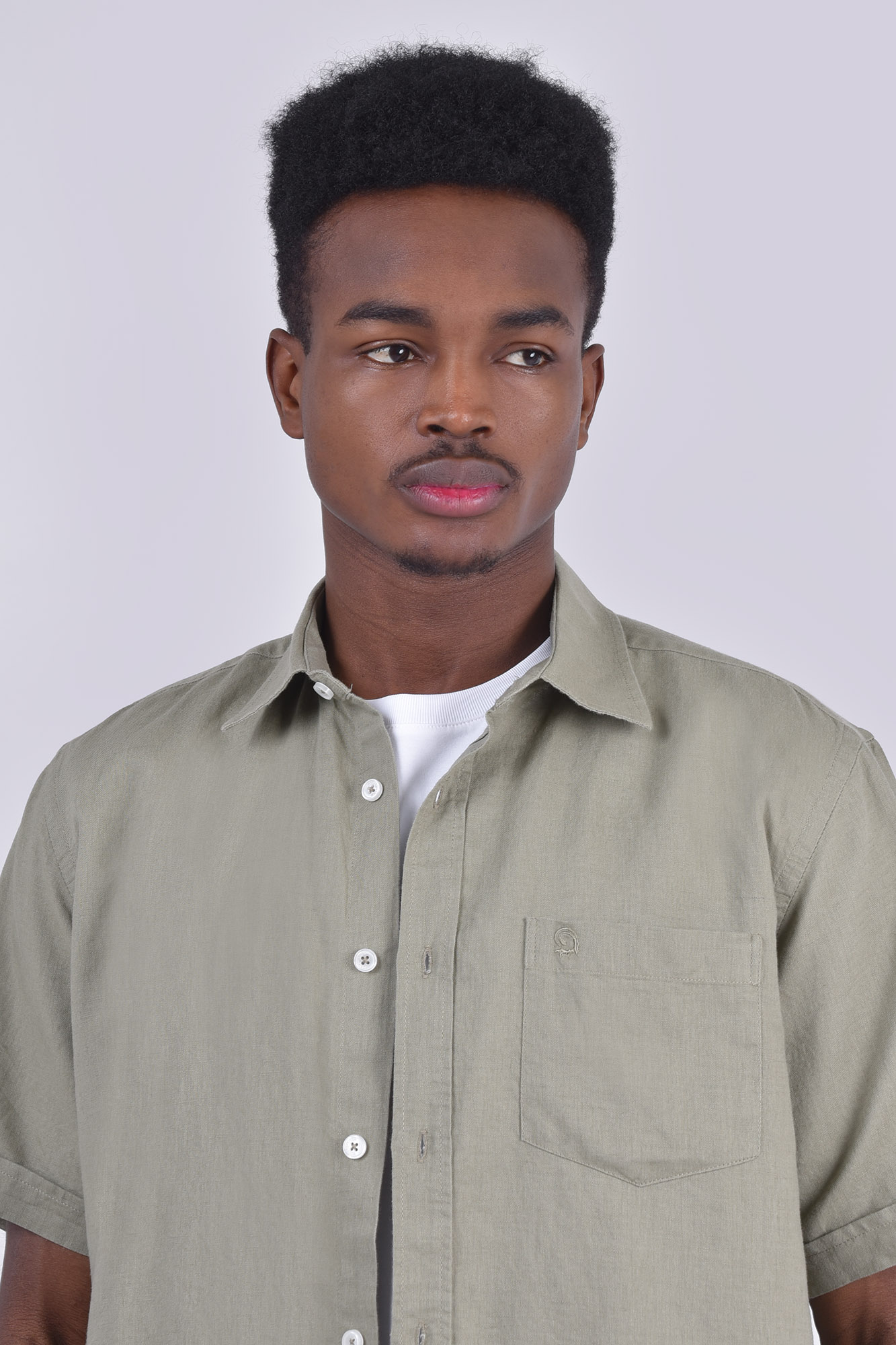 پیراهن آستین کوتاه یقه دار