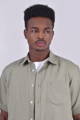 پیراهن آستین کوتاه یقه دار