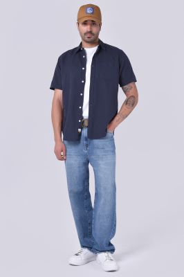 پیراهن آستین کوتاه یقه دار