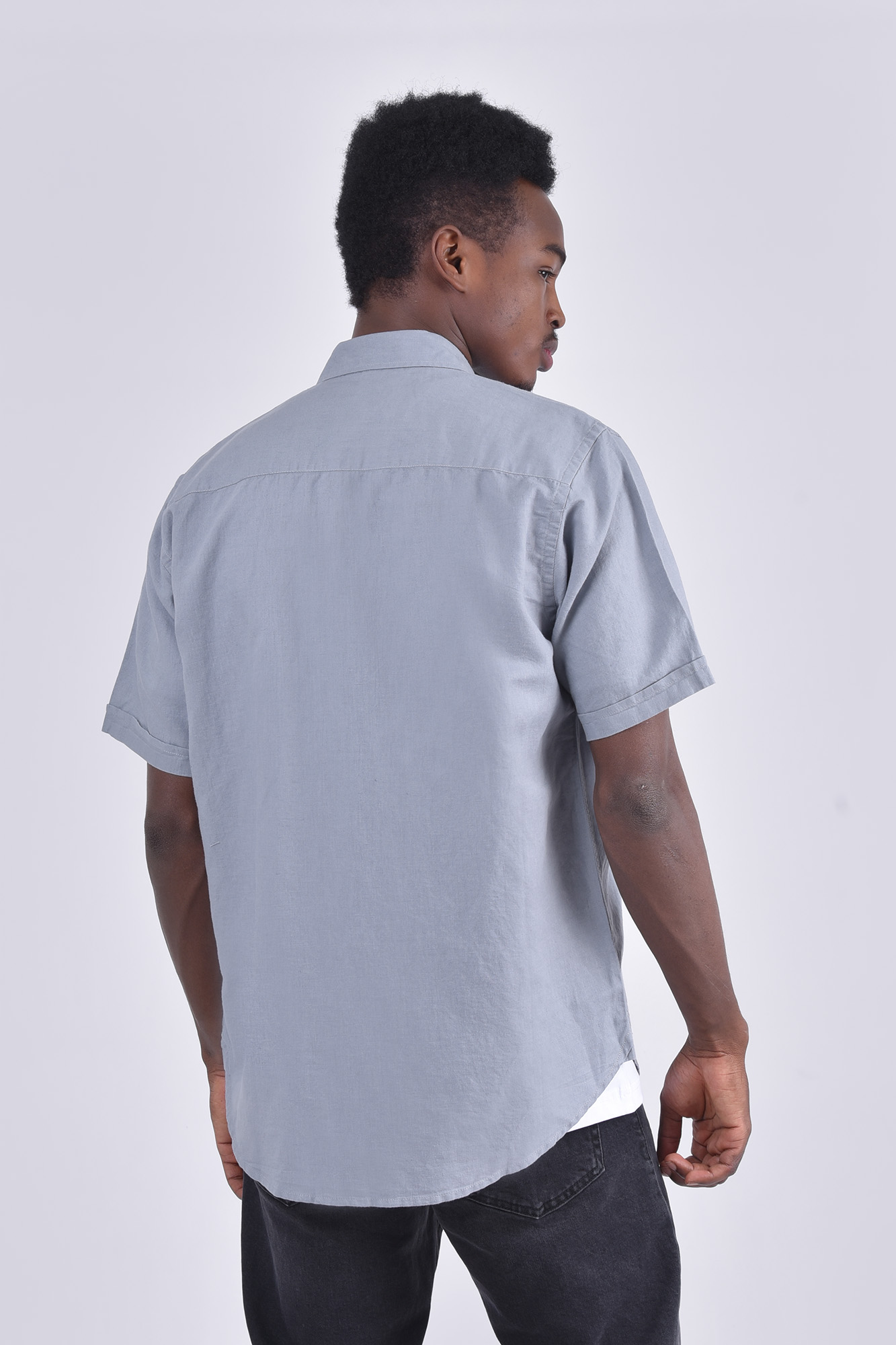 پیراهن آستین کوتاه یقه دار