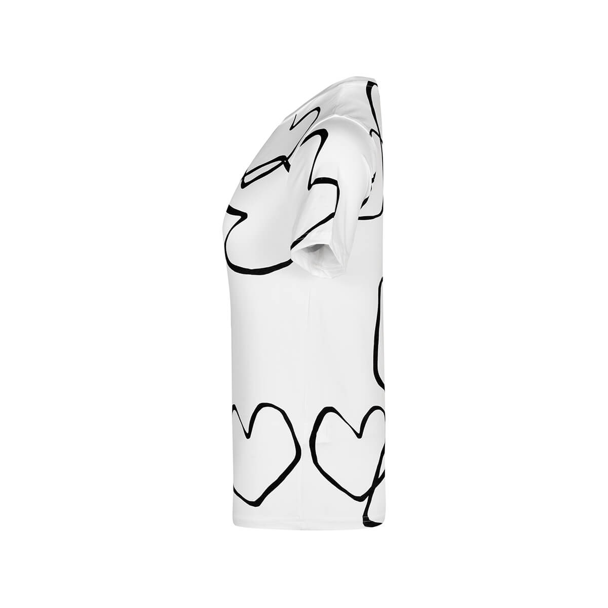 تی شرت یقه گرد تمام چاپ