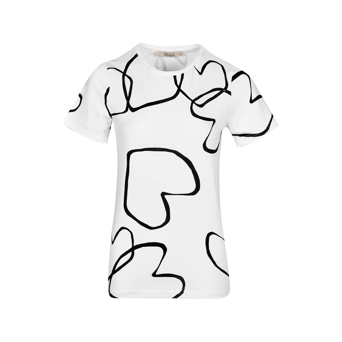 تی شرت یقه گرد تمام چاپ