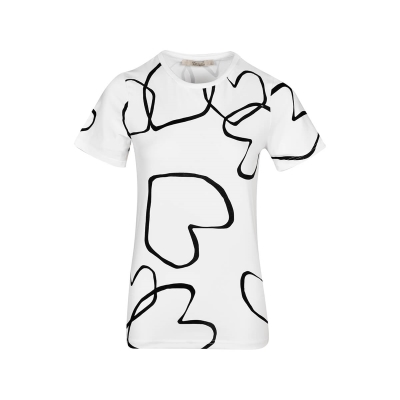 تی شرت یقه گرد تمام چاپ