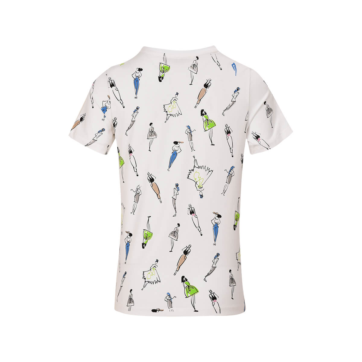 تی شرت یقه گرد تمام چاپ