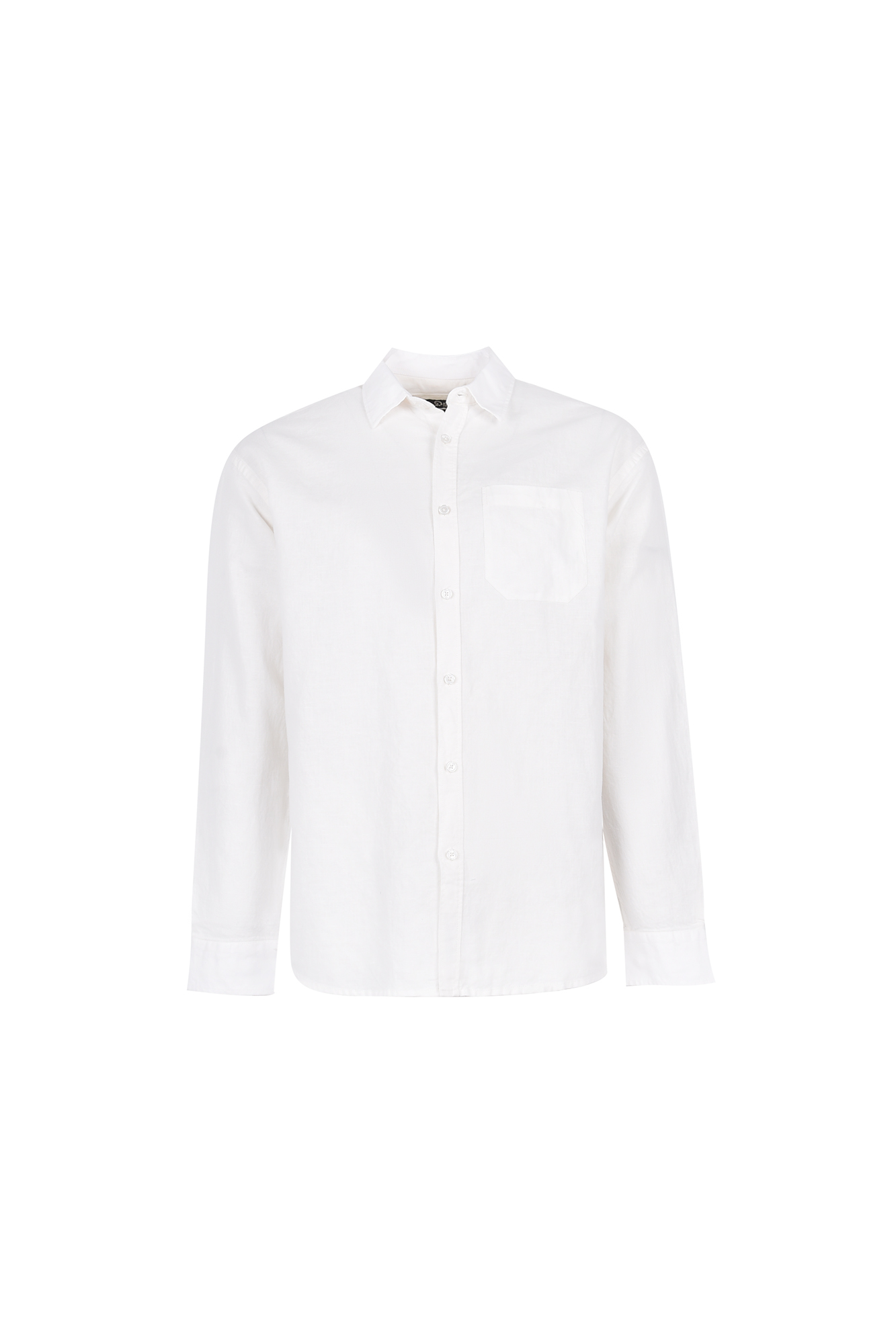 پیراهن آستین بلند یقه دار لینین