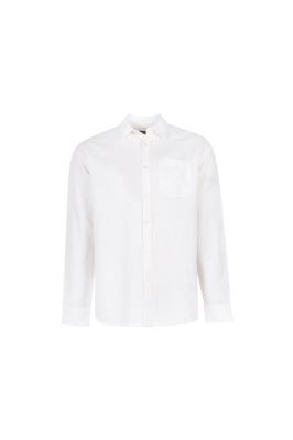 پیراهن آستین بلند یقه دار لینین