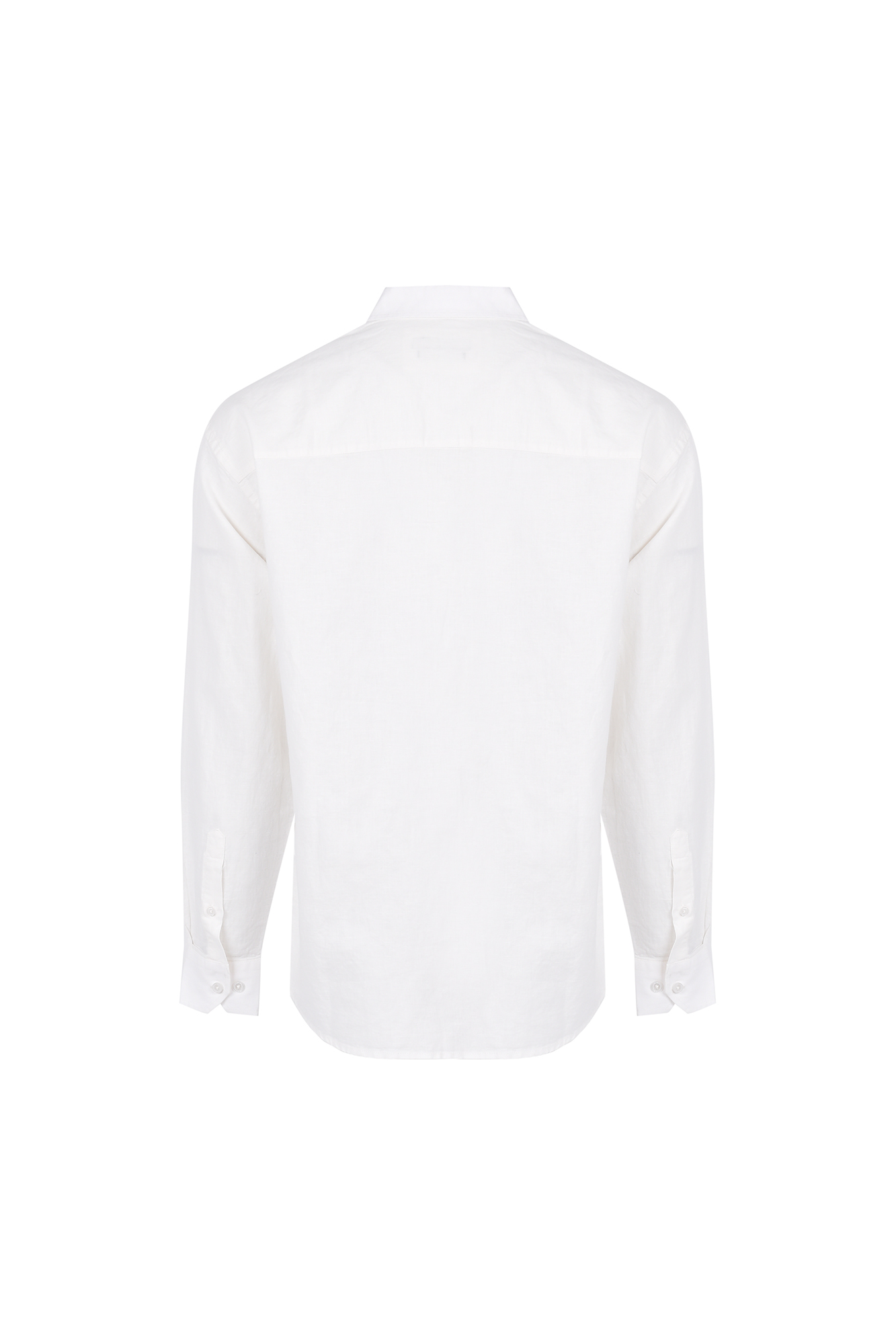 پیراهن آستین بلند یقه دار لینین