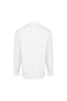 پیراهن آستین بلند یقه دار لینین