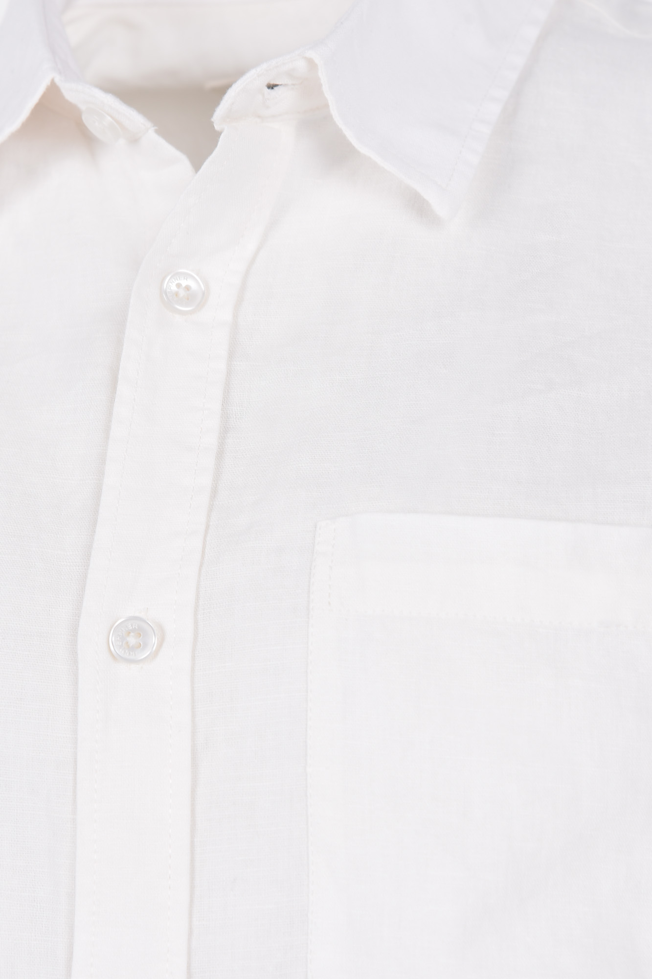 پیراهن آستین بلند یقه دار لینین