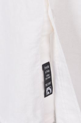 پیراهن آستین بلند یقه دار لینین