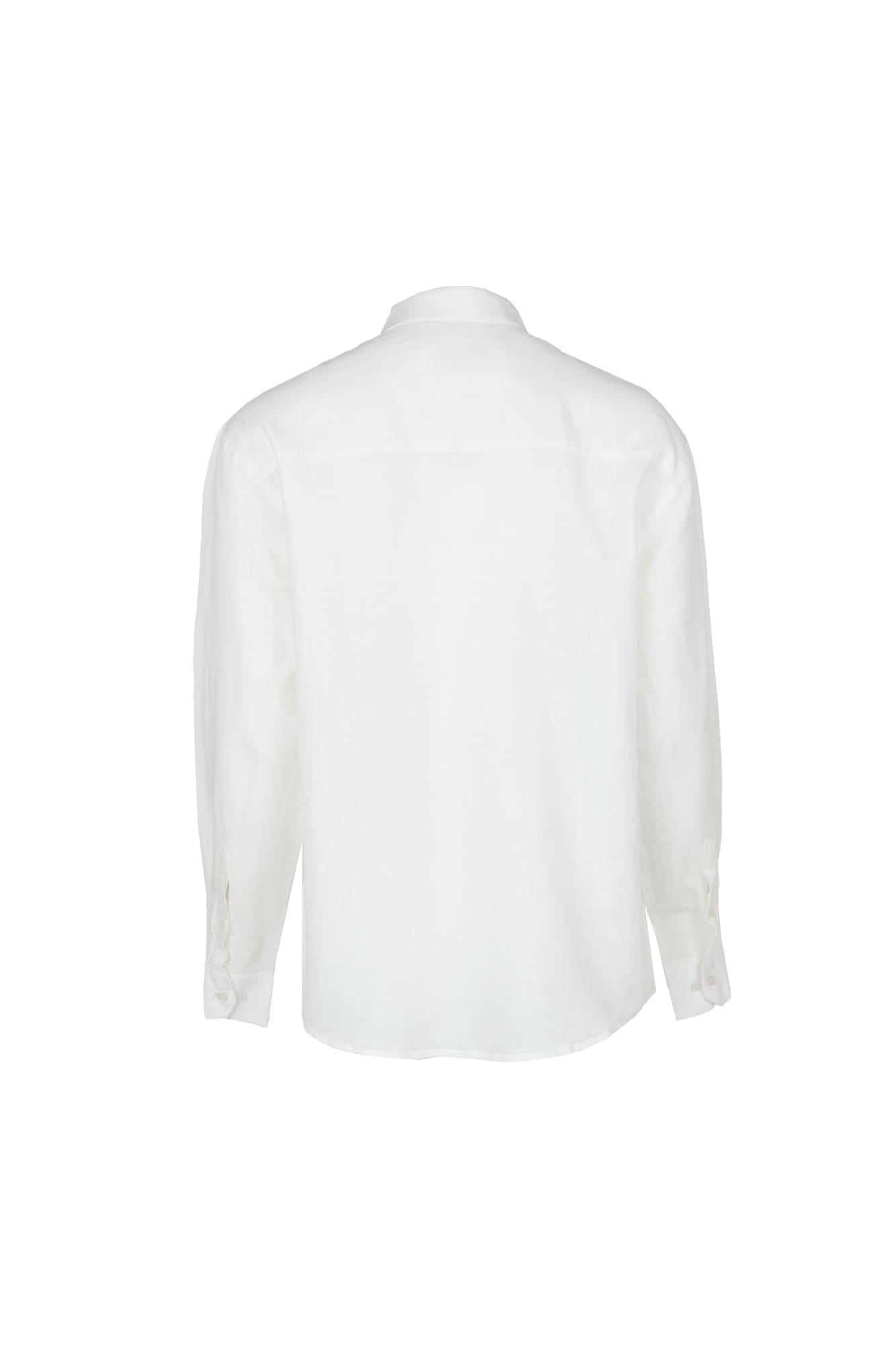 پیراهن آستین بلند یقه دار لینین