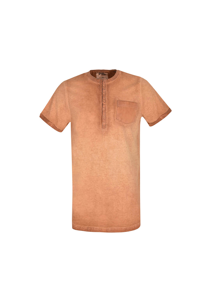 تی شرت یقه گرد قاپک باریک آستین دوبل دمپا هلال