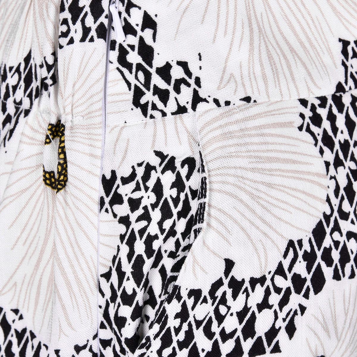 شلوار واید پارچه ای گلدار ELIMA