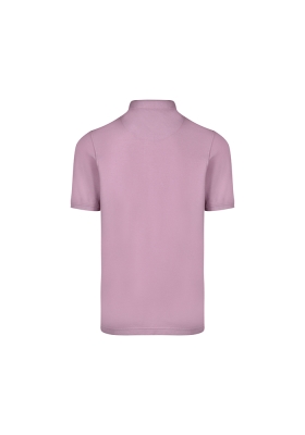 تی شرت یقه دار جودون خام یقه و سرآستین گلدوزی