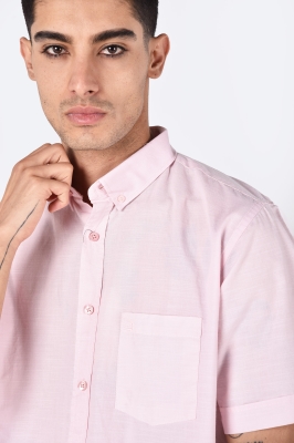 پیراهن آستین کوتاه یقه دار