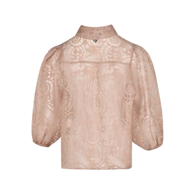 شومیز آستین پف دار مچ کش دار