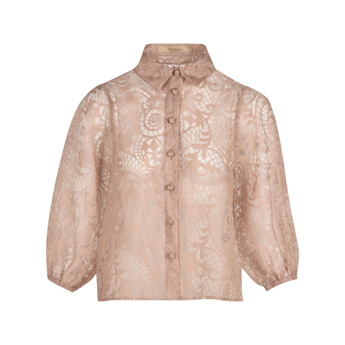 شومیز آستین پف دار مچ کش دار