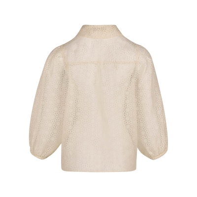 شومیز آستین پف دار مچ کش دار