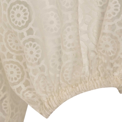 شومیز آستین پف دار مچ کش دار