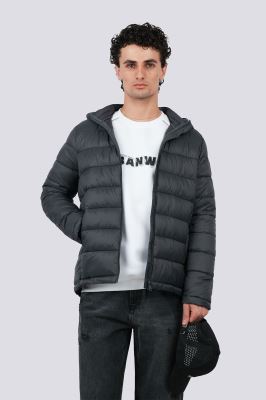 کاپشن کوتاه کلاهدار