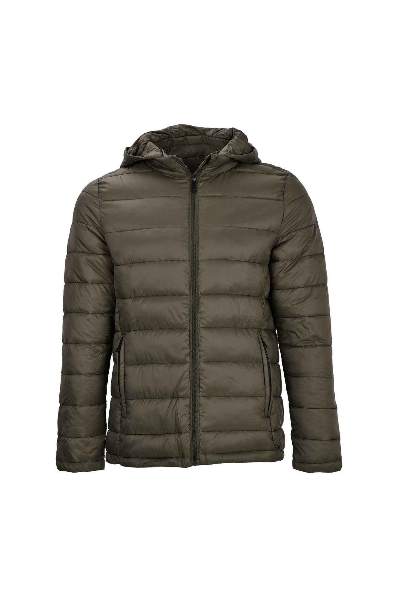 کاپشن کوتاه کلاهدار