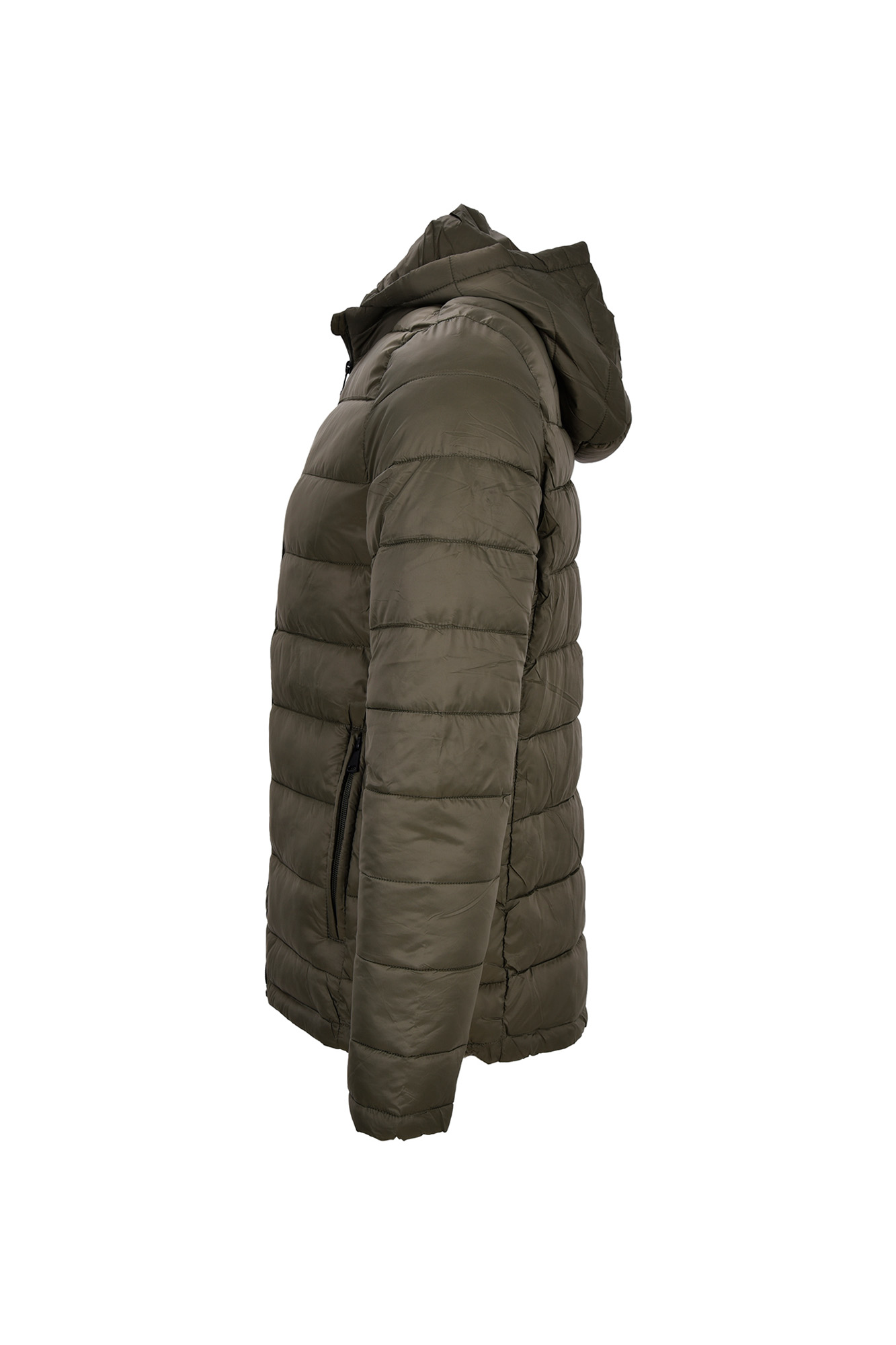 کاپشن کوتاه کلاهدار